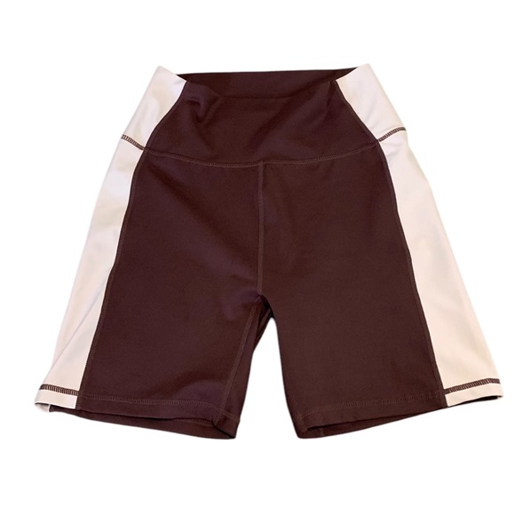 Wilo the Label color block bike shorts size L NWOT - Picture 1 of 3